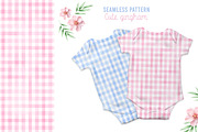 Cute Gingham Pattern, a Pattern Graphic by Waterystrokes (Thumbnail 2 of 4)
