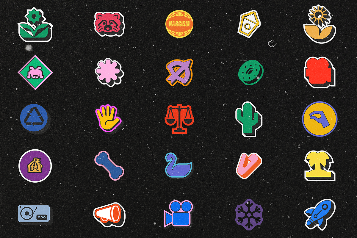 Retro Sticker Pack