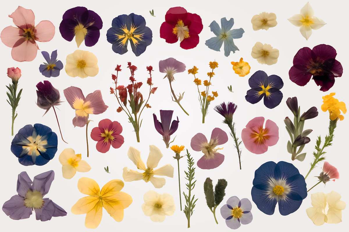 Pressed Flowers PNG Collection, a Decorative Illustration by thetrendytemplate (Photo 2 of 4)