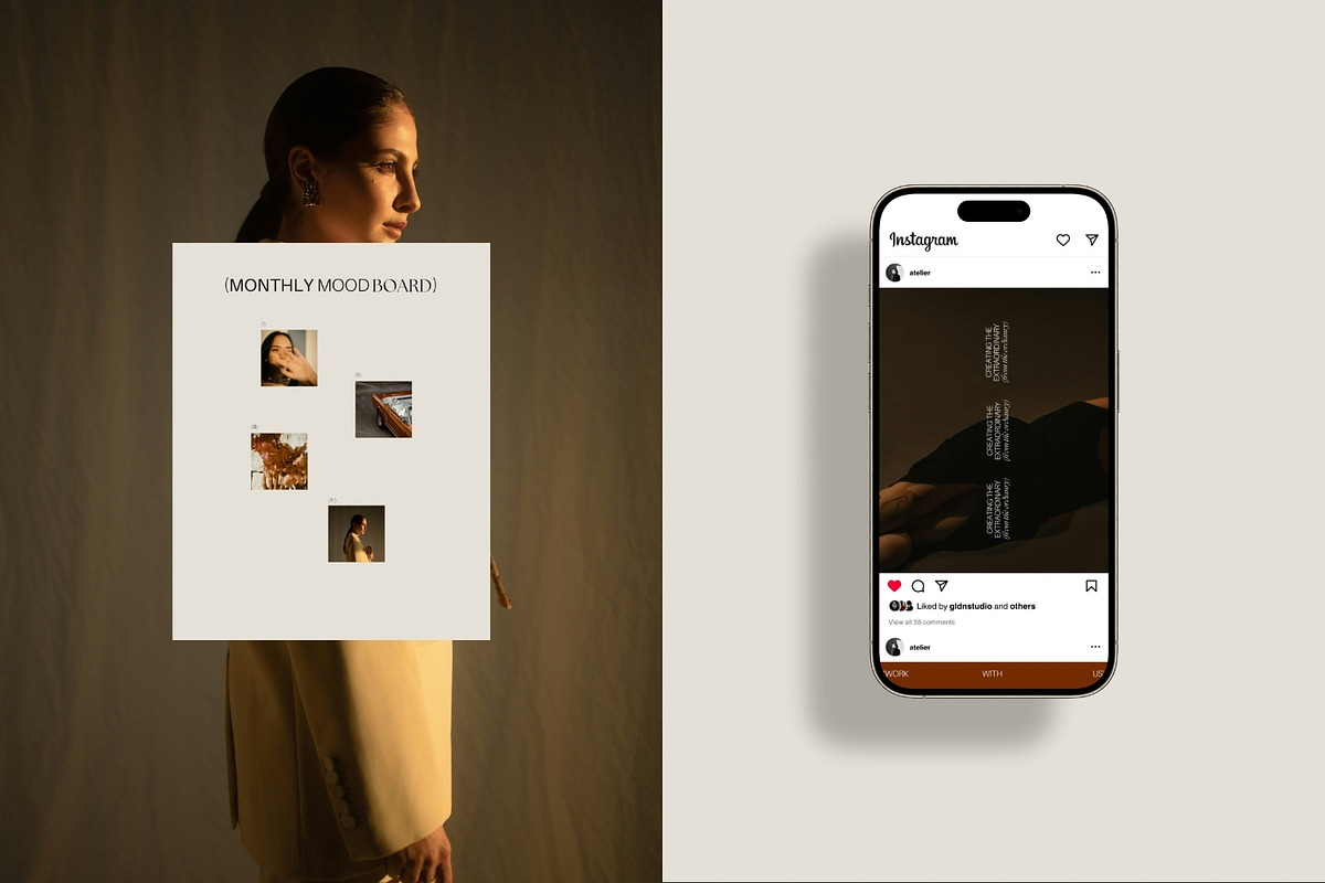 Canva Social Media Kit | Atelier, a Social Media Template by GLDN Studio (Photo 7 of 14)