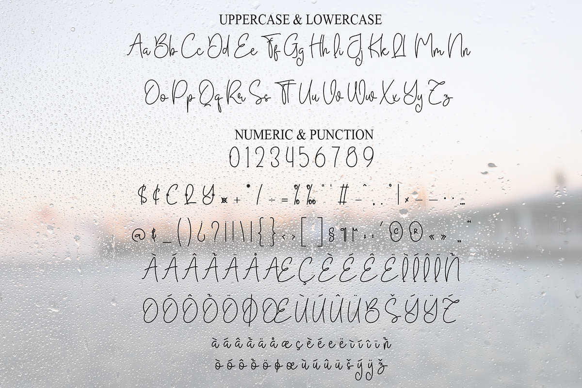 Rainy Morning | Script Font, a Handwritten Font by Scratchones (Photo 7 of 8)