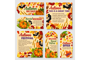 Autumn Season Tags And Promotion