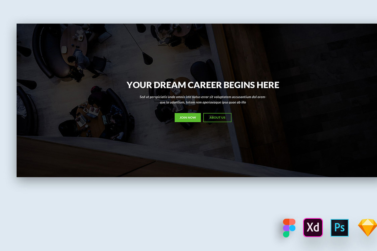 Educational-Banner and Landing Page, a Marketing Template by 3djagan