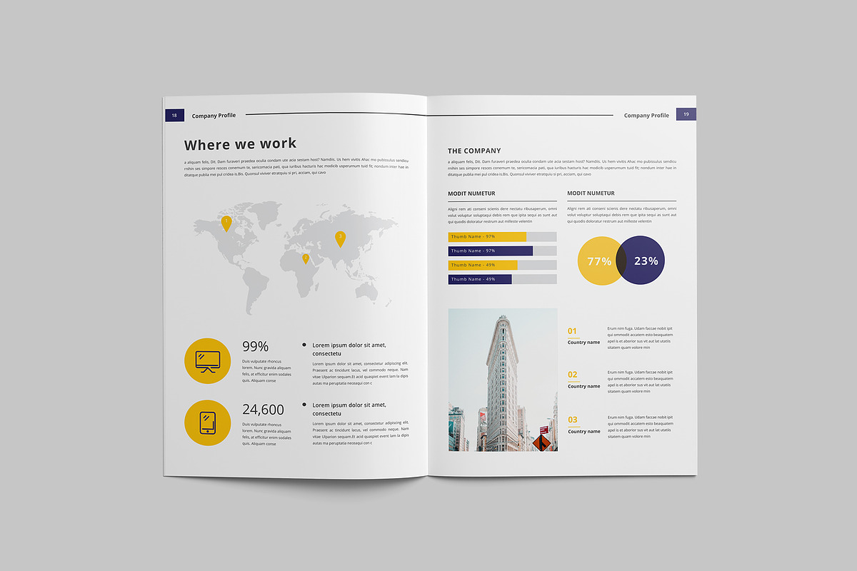 Proposal Brochure Template, a Brochure Template by Tanber Hossen (Photo 4 of 14)