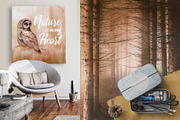 Brown Watercolor Set, a Texture Graphic by LeiaSW (Thumbnail 4 of 6)
