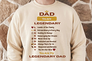 Dad You Are Legendary PNG, Dad Gift, a Graphic by Vector Portal (Thumbnail 6 of 7)