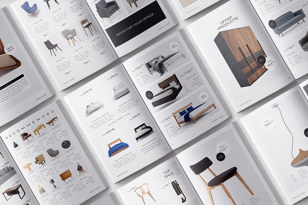 Product Catalog Brochure Template, a Brochure Template by Designsoul14 (Photo 5 of 16)