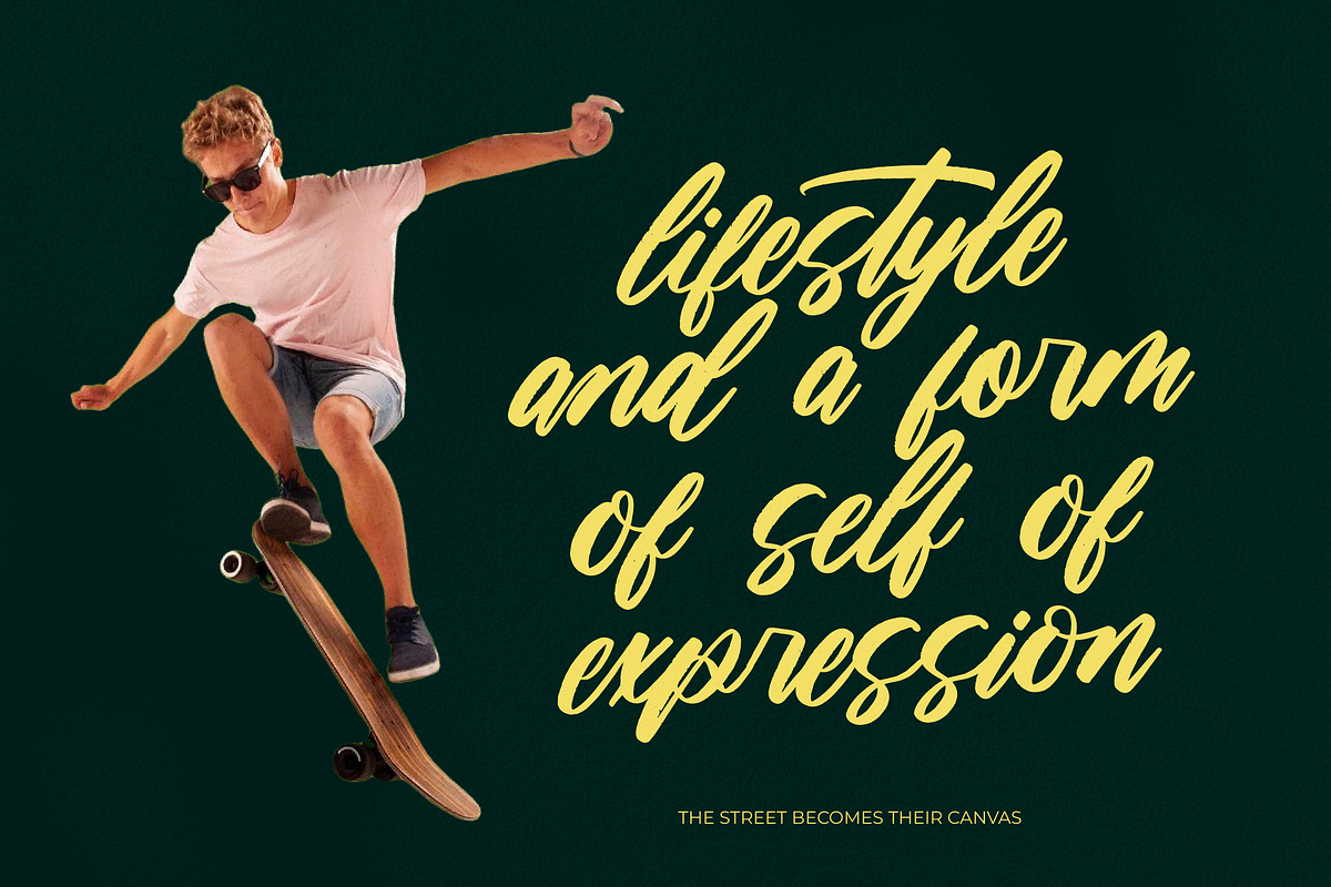 Ciaters Gangster Brush Handwritten, a Script Font by Letterena Studios Script (Photo 9 of 15)