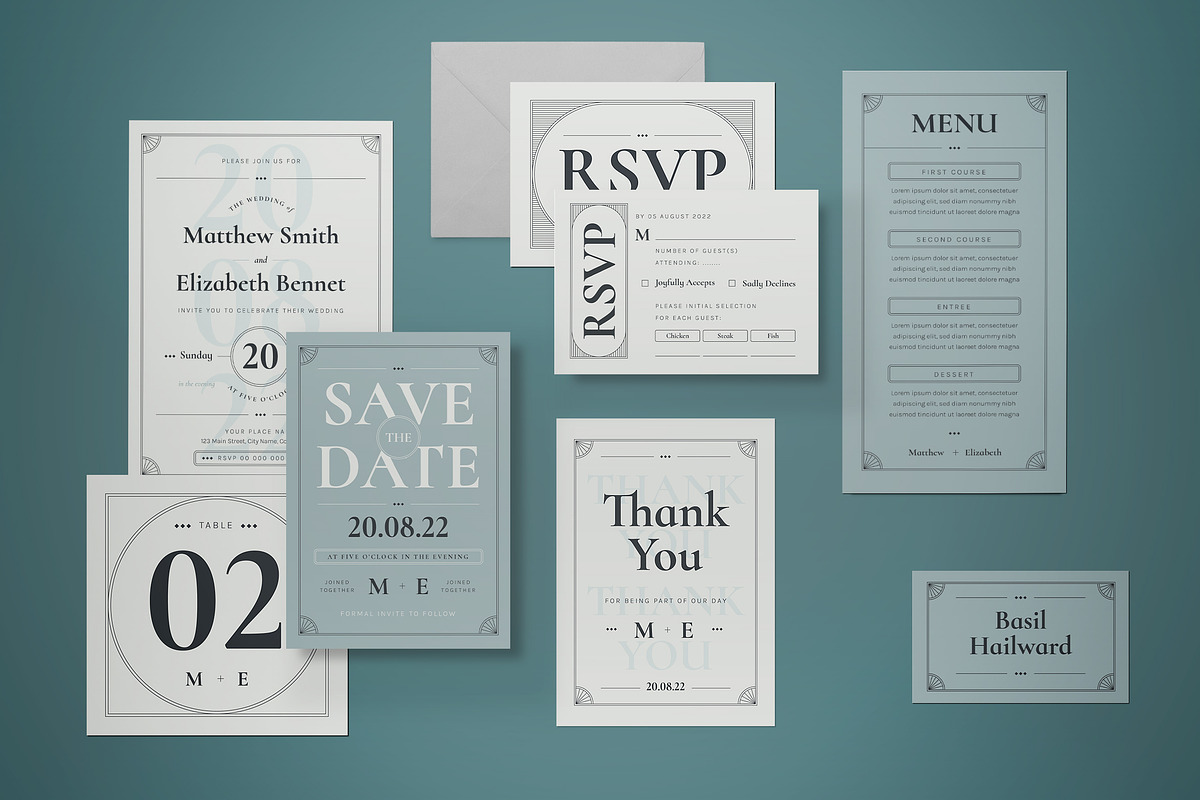 Wedding Invitation, an Invitation Template by graphicook (Photo 1 of 3)