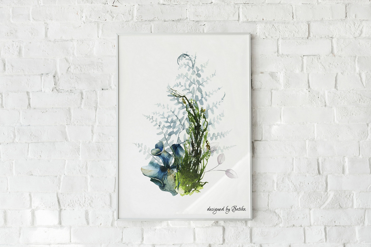 Dreamy Nature -watercolor collection, a Decorative Illustration by Khrys.art (Photo 15 of 16)