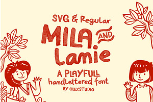 Mila and Lanie - Handlettered