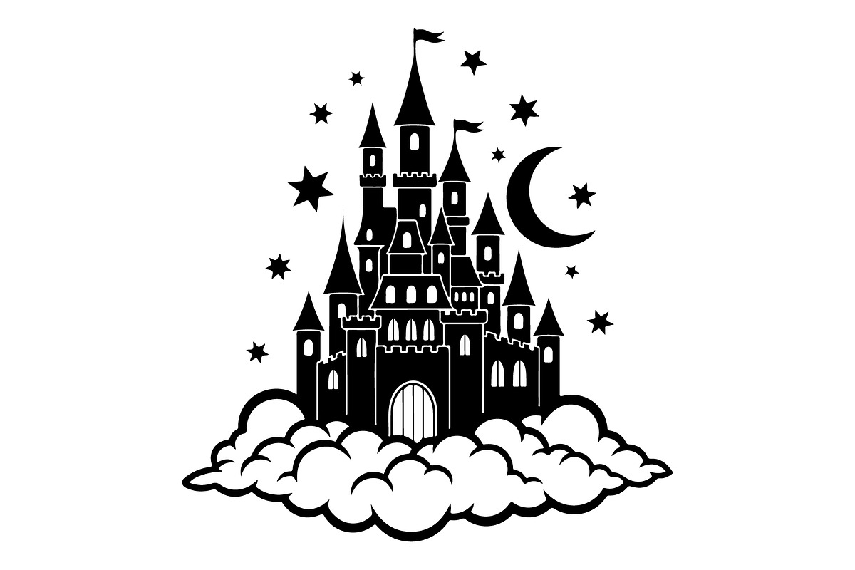 Fantasy Castle Cloud Moon Bundle, an Object Illustration by Gaye Art (Photo 12 of 30)