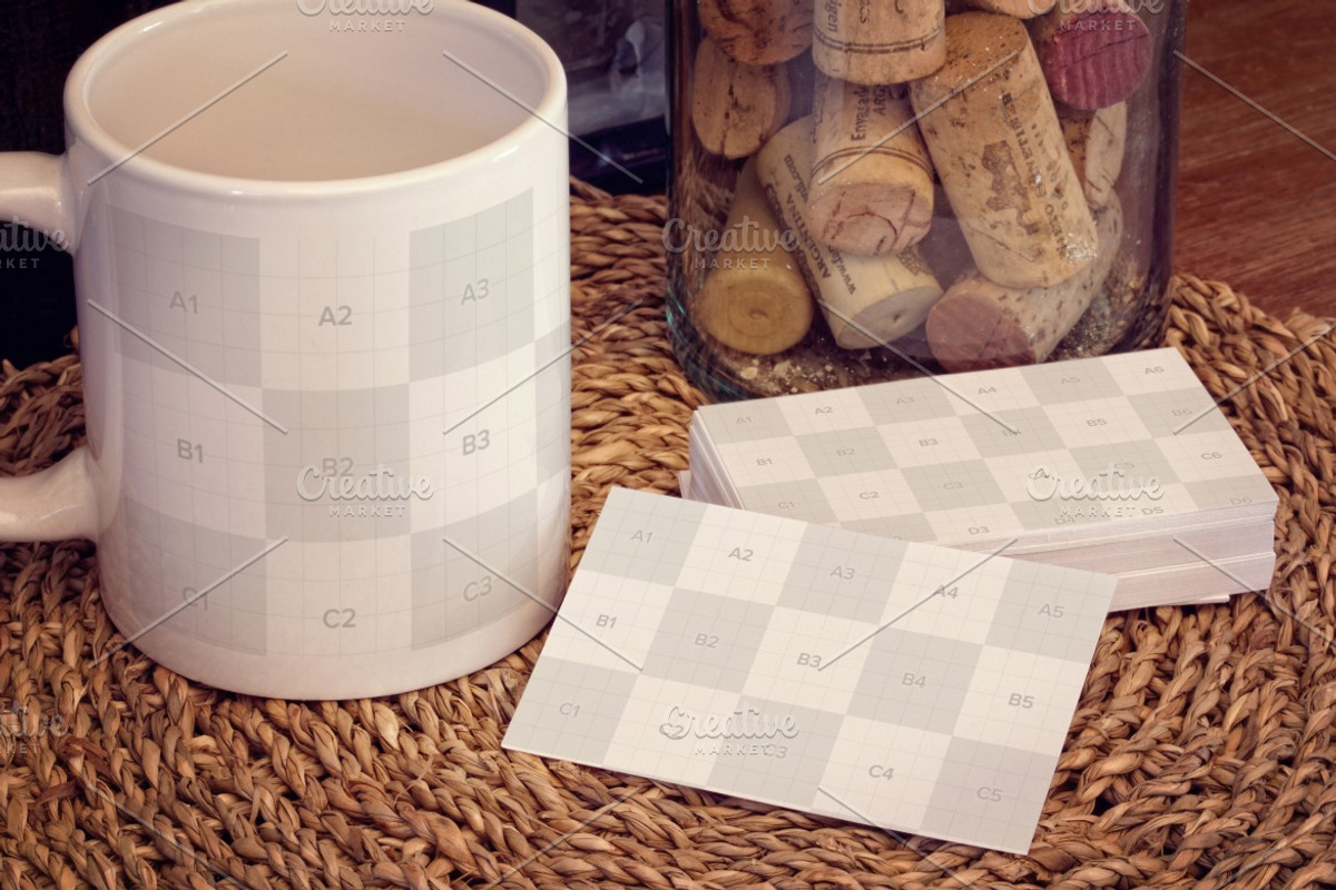 Business Cards, Mug Mockup, a Product Mockup by 4to Pixel (Photo 2 of 2)