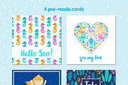 Sea My Love. Clip Art Set., an Illustration by Fairy dreams (Thumbnail 6 of 9)