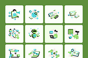 Business Ecosystem Flat Icons Bundle, a Duotone Icon by Vectors Market (Thumbnail 9 of 12)