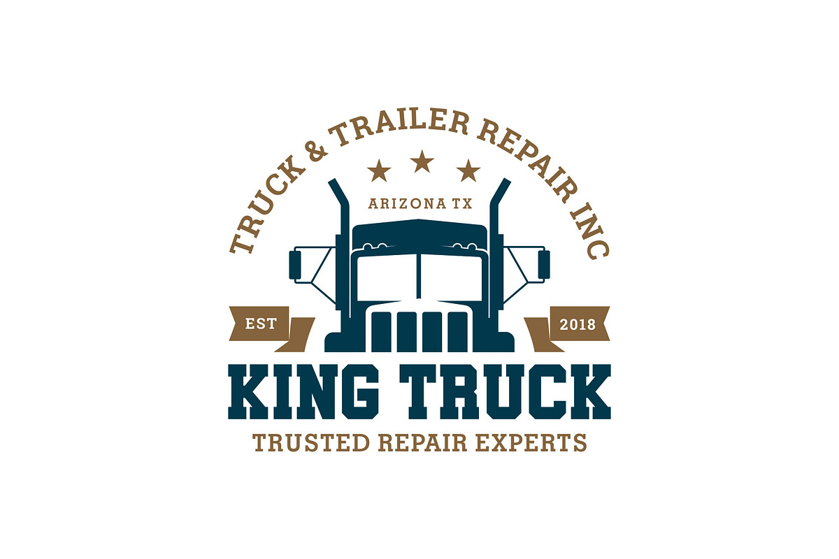 King Truck Logo Temp., a Branding & Logo Template by g design (Photo 1 of 3)