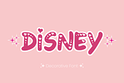 Barbie Princess - Disney Font Types, a Font by KiddoGlyphs Studio (Thumbnail 3 of 3)