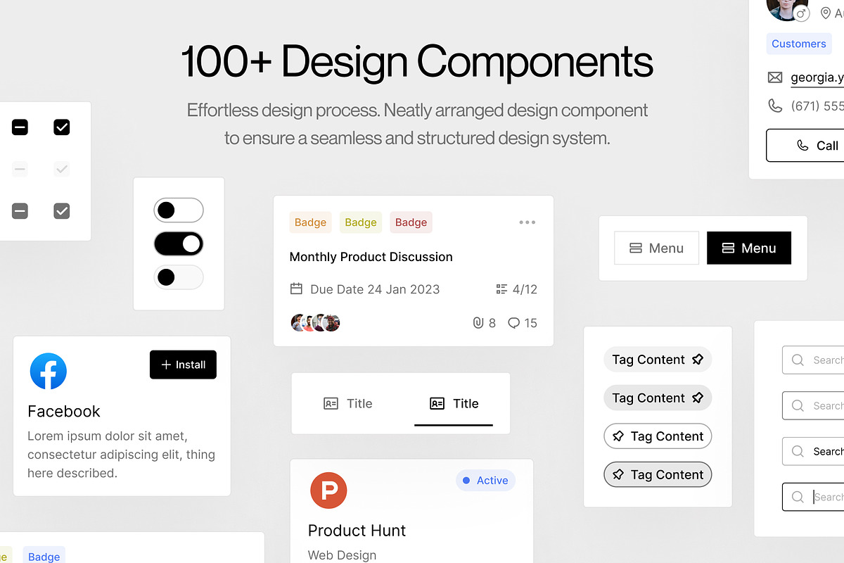 Venture - CRM Platform UI Kit, an UI Kit Template by dhuhacreative (Photo 8 of 8)