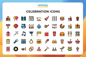 Celebration Icons, a Duotone Icon by Wencory