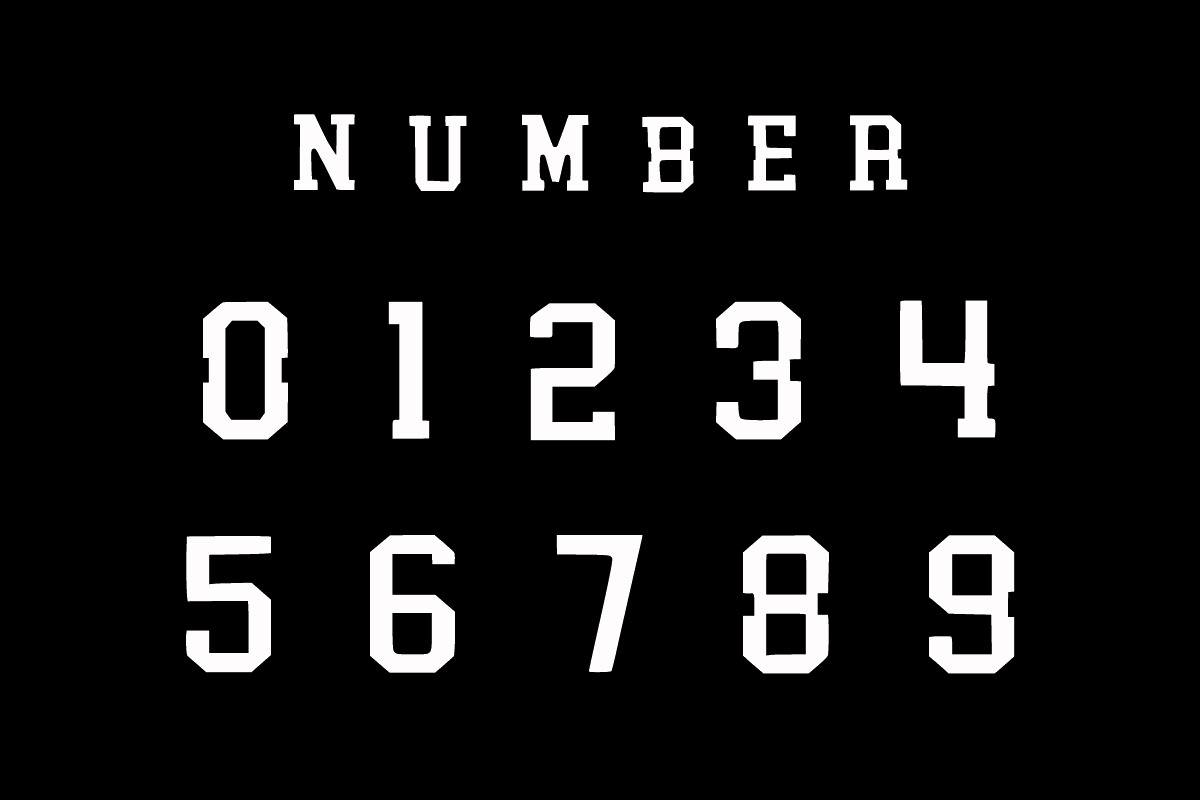 Varsity Simple, a Slab Serif Font by Fourteen Letter (Photo 2 of 9)