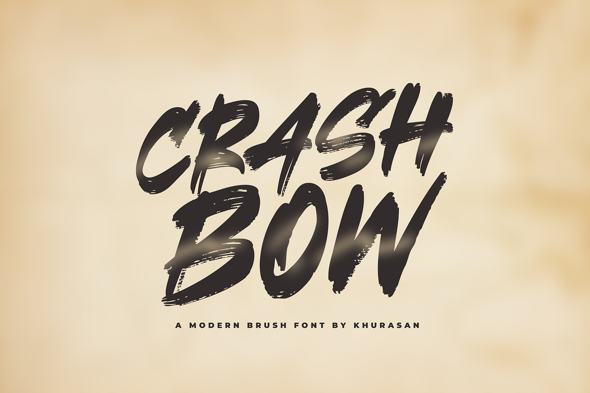 Crashbow, a Handwritten Font by khurasan (Photo 1 of 5)