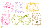 Halloween Frames Hand Drawn PNG, a Seasonal Illustration by LemonDesign (Thumbnail 3 of 3)