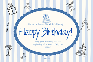 Happy Birthday Font