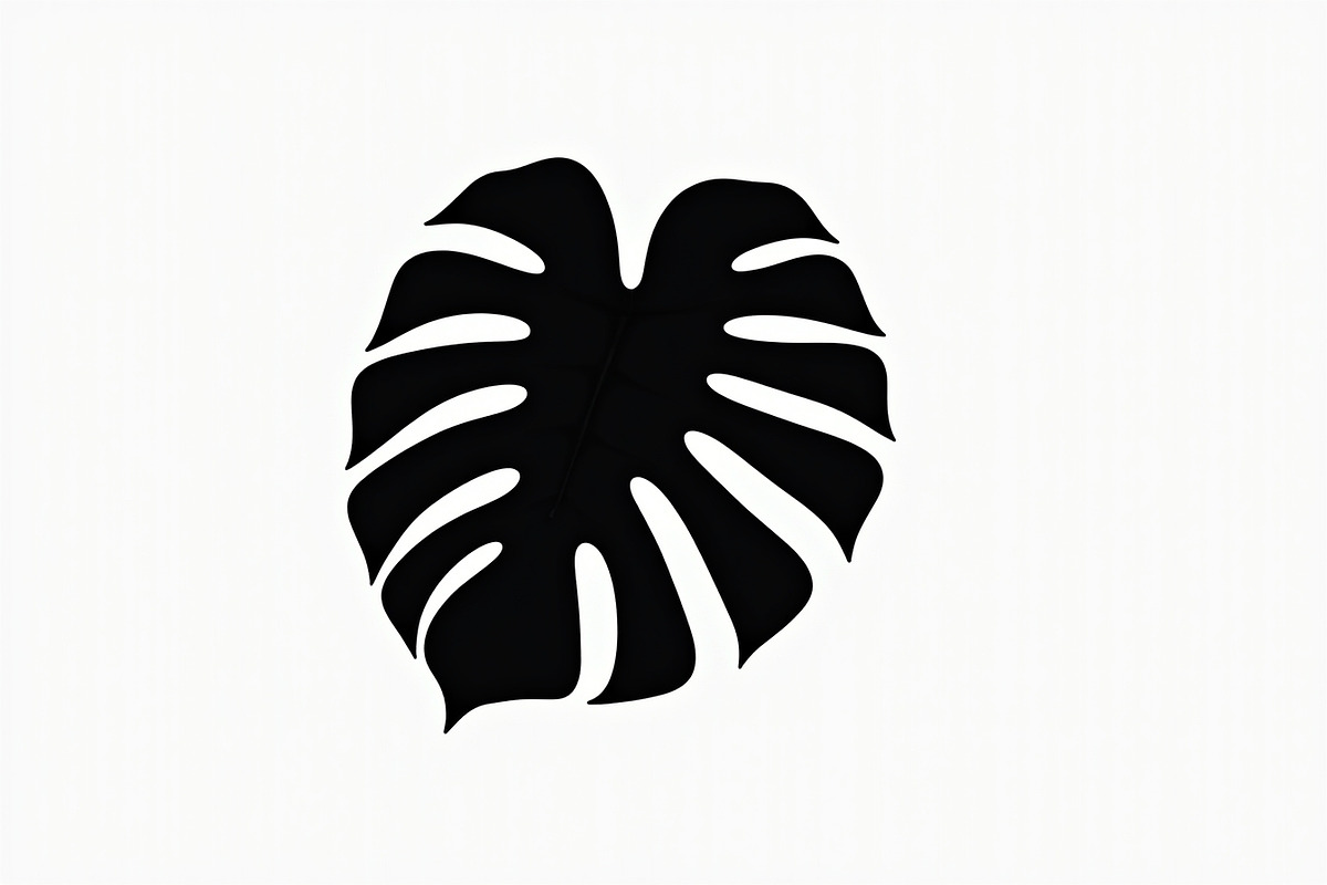 Stylized Monstera Leaf Bundle, an Illustration by hafijul (Photo 6 of 9)