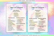 Manifestation And Gratitude Journal, a Stationery Template by Tas Creative Studio (Thumbnail 3 of 10)