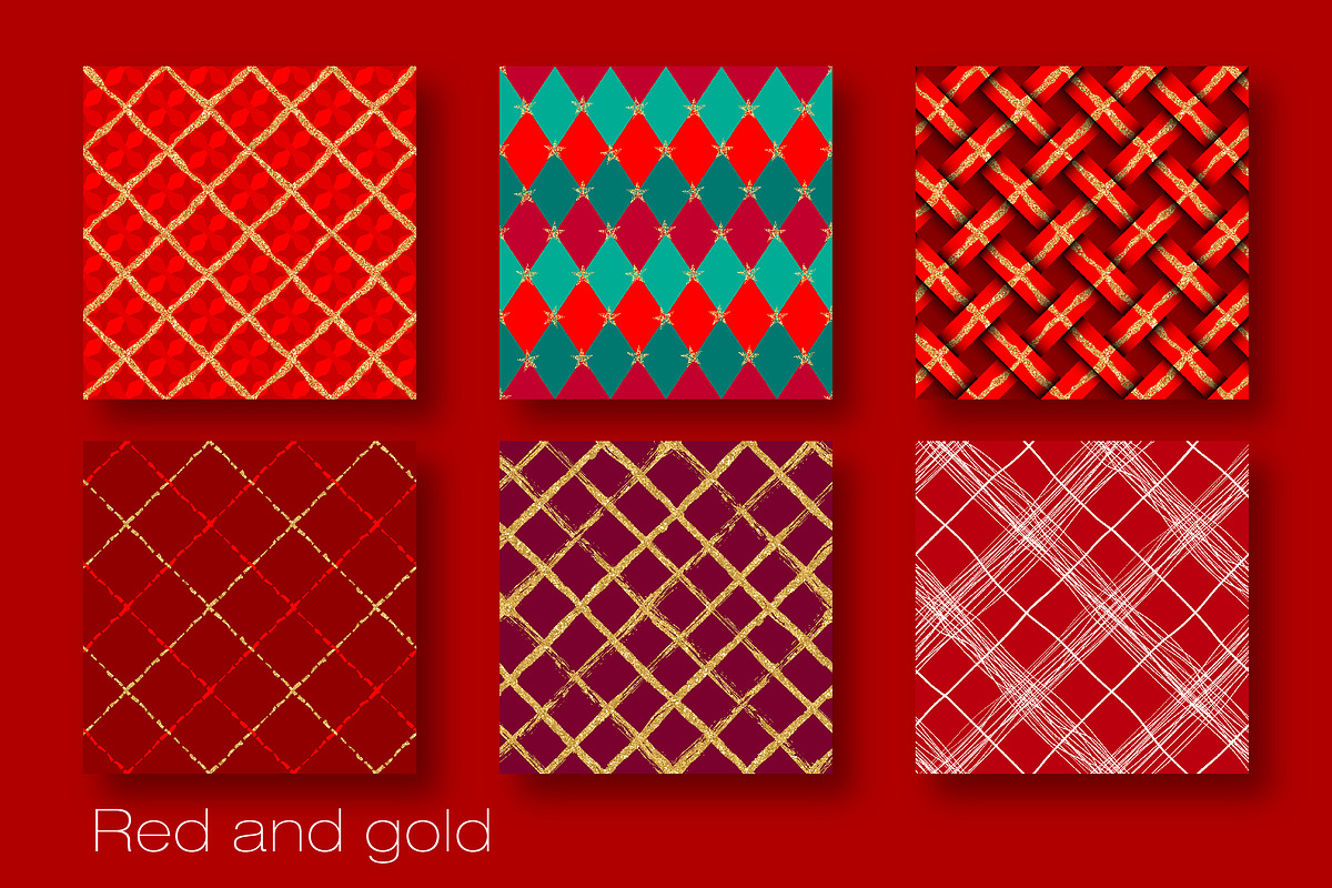 20 Christmas plaid patterns + Bonus, a Pattern Graphic by tkdesign (Photo 2 of 6)