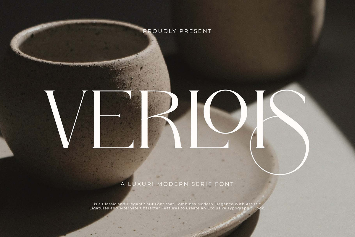 Verloise – Luxury Modern Serif Font, a Serif Font by Muflieart (Photo 1 of 10)