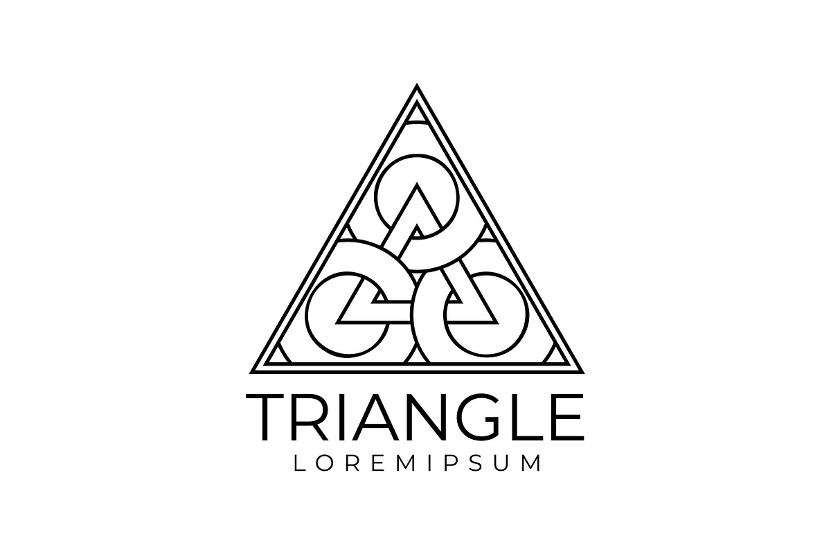 Geometric Triangle Logo, a Branding & Logo Template by Saba Vector (Photo 1 of 3)