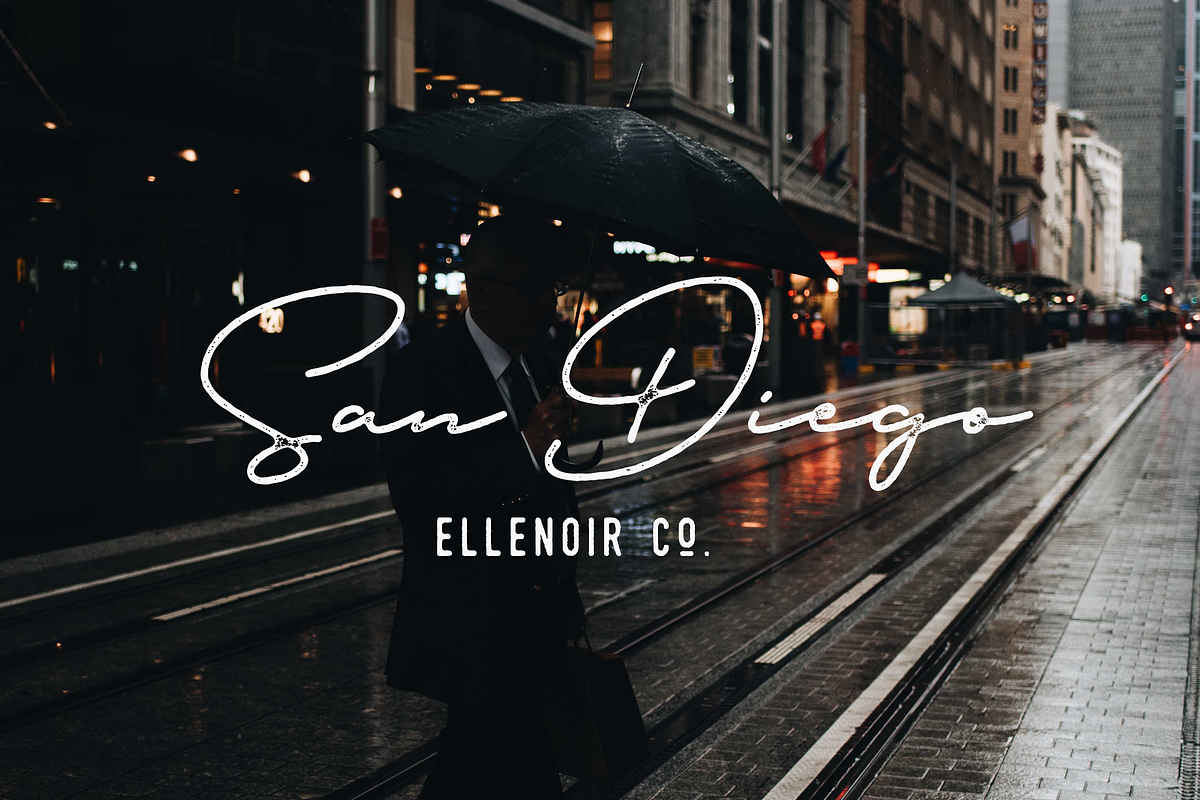 Monthoers Signature - Font Duo preview 4