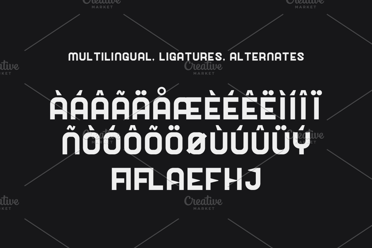 Ethera Bold Logo Font, a Sans Serif Font by Artiveko (Photo 3 of 10)