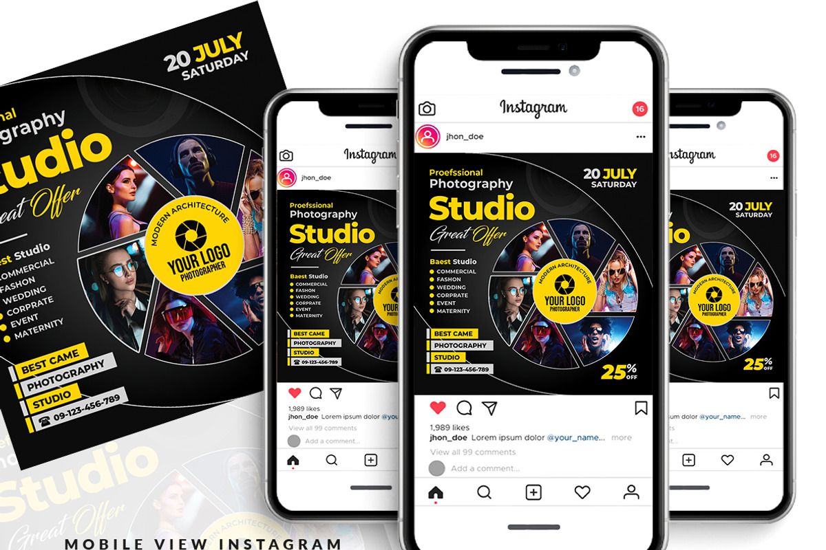 Photography Flyer, a Flyer Template by AfzaalGraphics (Photo 2 of 2)