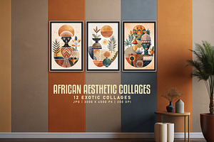 African Aesthetic Collages