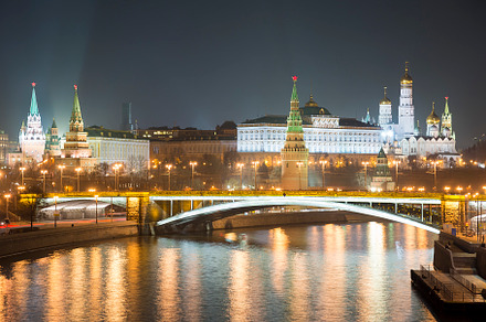 Moscow kremlin at night featuring moscow, kremlin, and russia