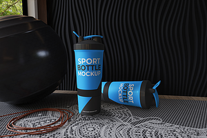 Sport Bottle Mockup