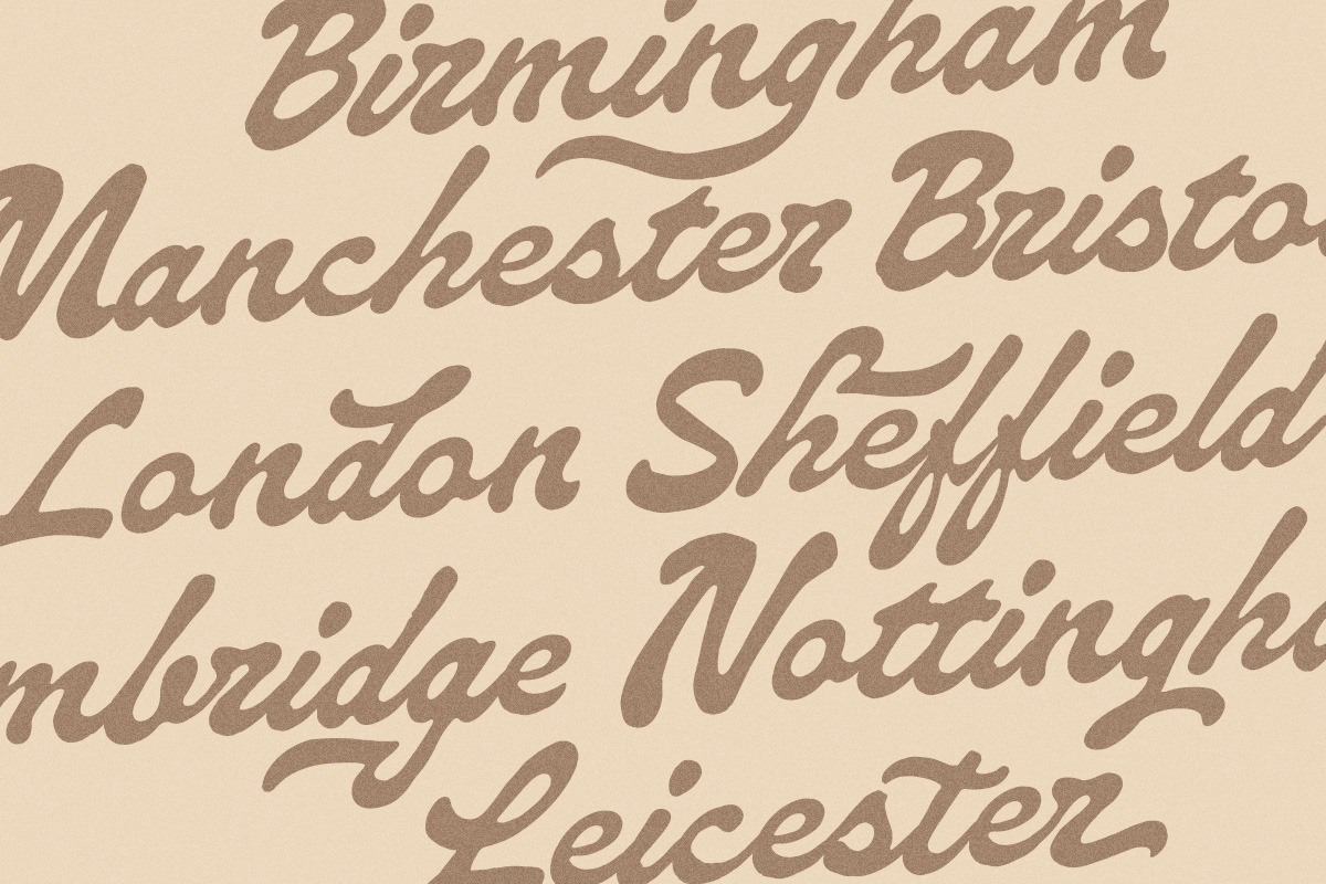 Friday Match Vintage Sporty Script, a Script Font by Letterhend Studio (Photo 10 of 11)