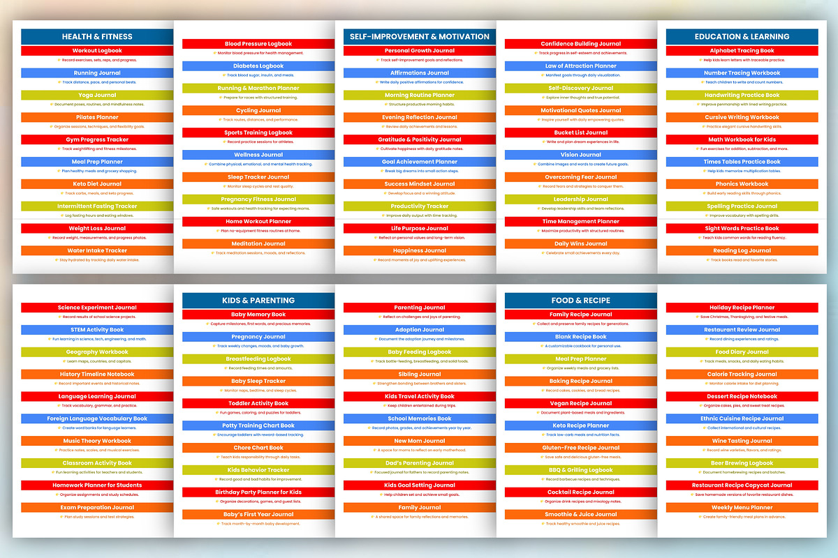 500+ Complete KDP Niche Bible preview 4