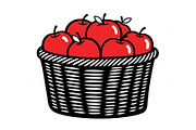 50 Woven Basket Vector Bundle, an Illustration by Designs_River (Thumbnail 41 of 51)