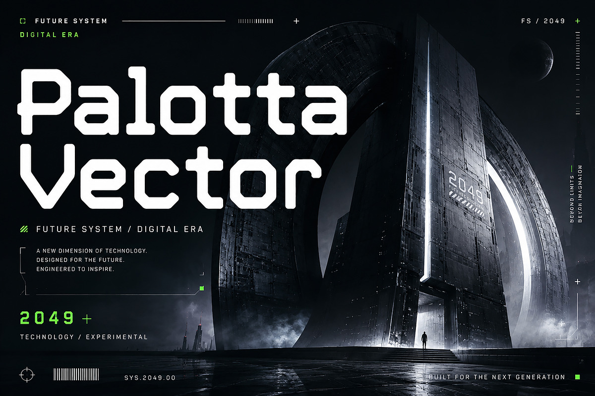 Palotta Vector, a Sans Serif Font by Wow Magic (Photo 4 of 4)