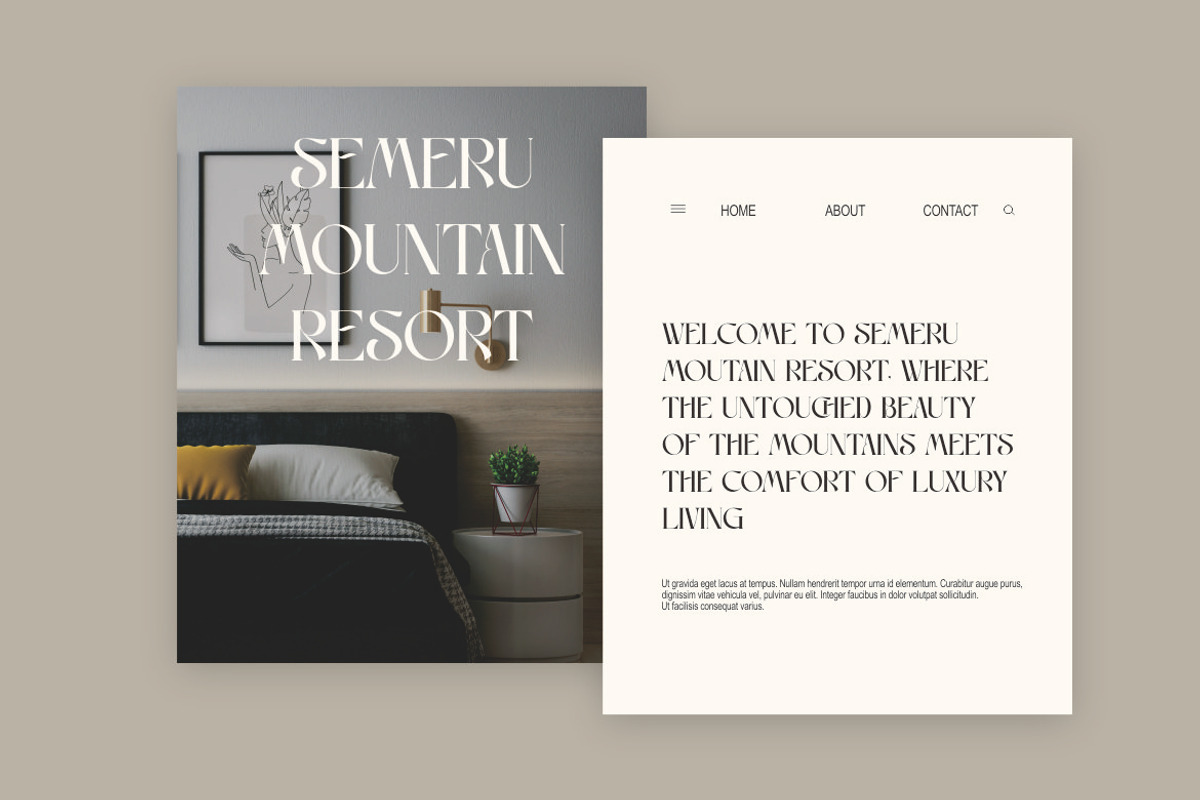 Raniosa, a Serif Font by Kenrichi (Photo 10 of 10)