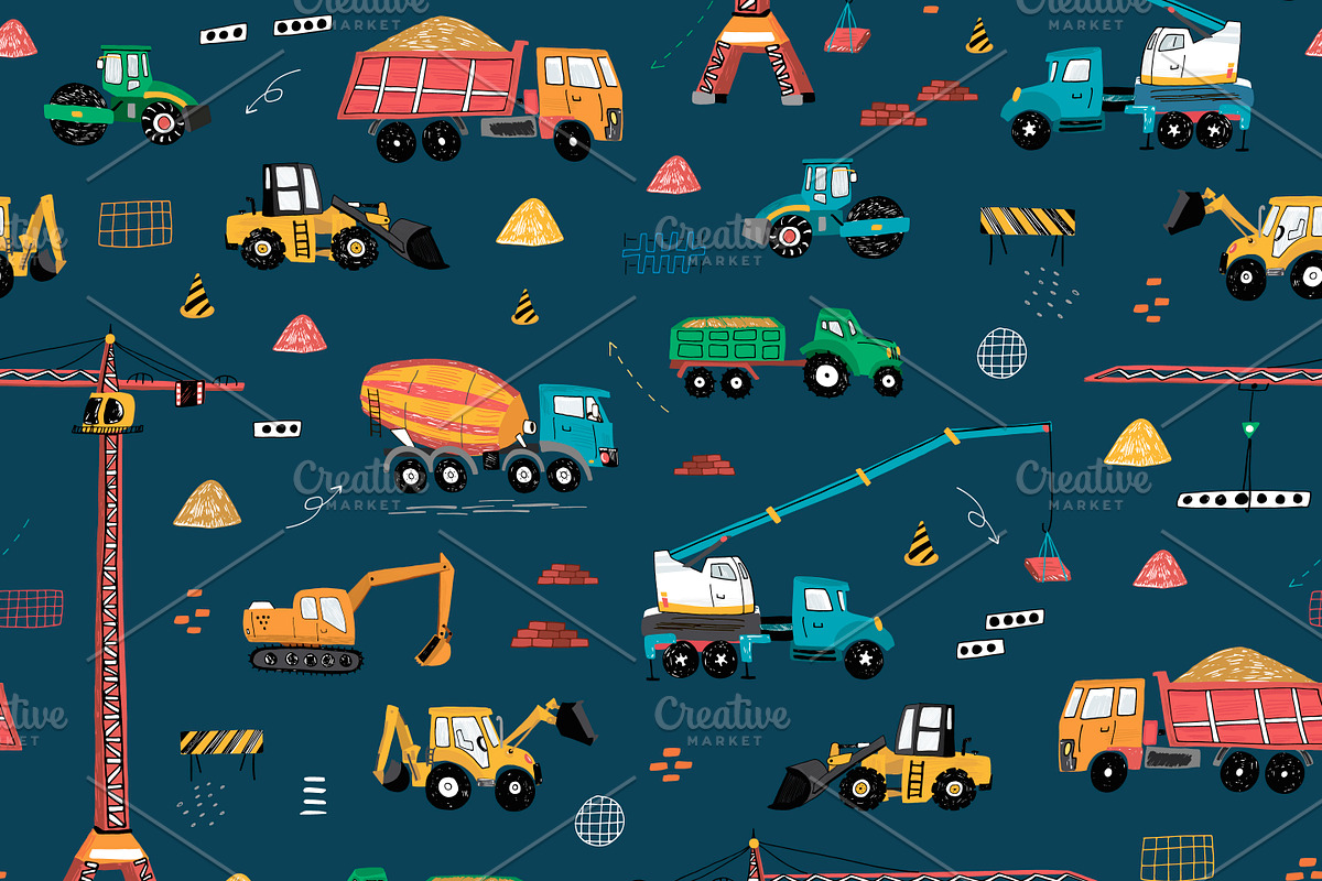 Сonstruction, a Transportation Illustration by GooseFrol (Photo 5 of 10)