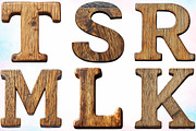 Watercolor Wooden Alphabet Clipart, an Illustration by Canvas Craft (Thumbnail 3 of 5)