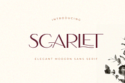 Scarlet | Minimal Elegant Font, a Sans Serif Font by MustofaCreative (Thumbnail 1 of 5)
