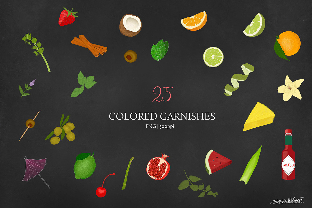 Cocktail Illustrations & Posters, a Food Illustration by Maggie Stilwell Design (Photo 5 of 10)