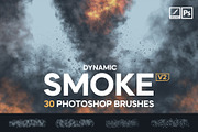 Smoke Photoshop Brushes v2, a Brush Add-On by Mohamed Saber (Thumbnail 1 of 7)