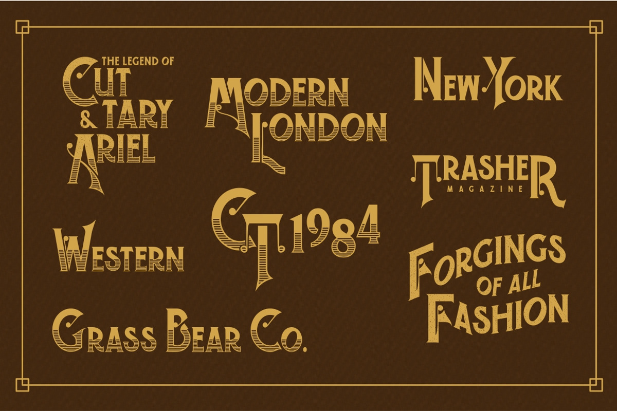 El Capitano Typeface preview 4