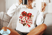 Merry Christmas Santa Bow PNG, a Seasonal Illustration by Daily.Designs (Thumbnail 4 of 5)